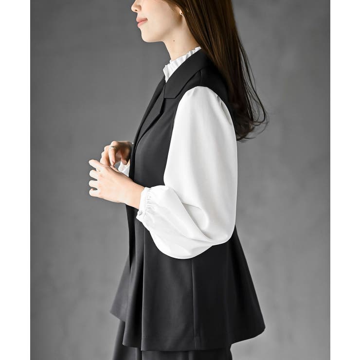 ペプラムジレ×パンツセットアップ | rps | 詳細画像16 