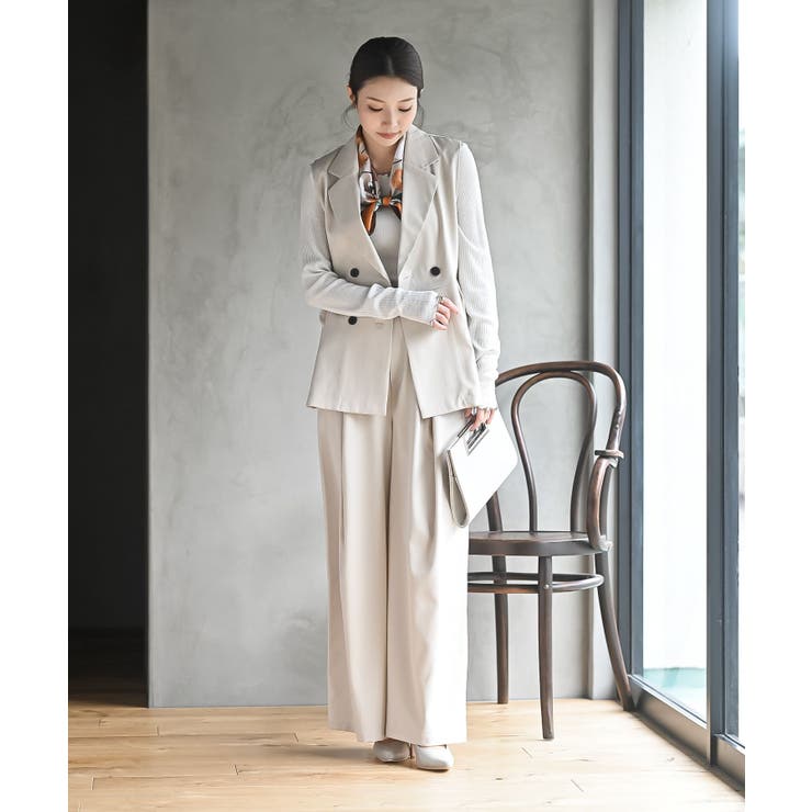 ペプラムジレ×パンツセットアップ | rps | 詳細画像23 