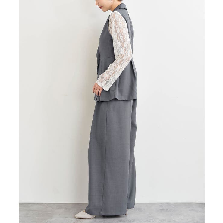 ペプラムジレ×パンツセットアップ | rps | 詳細画像32 