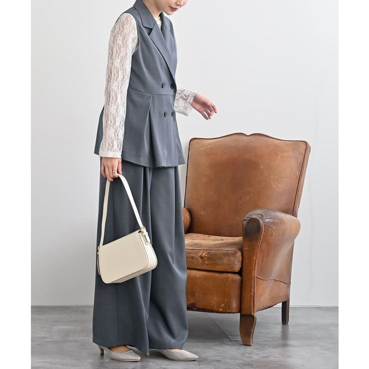 ペプラムジレ×パンツセットアップ | rps | 詳細画像5 