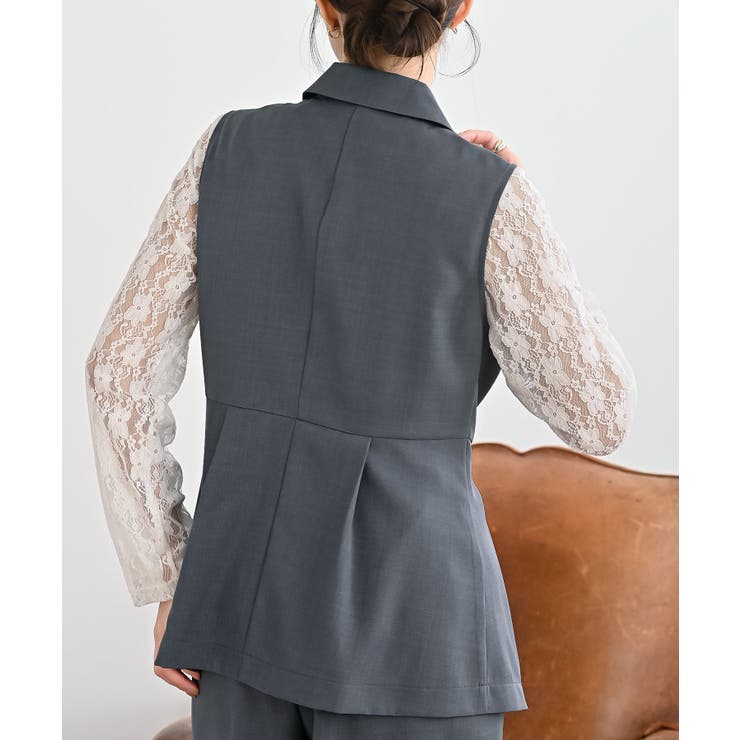 ペプラムジレ×パンツセットアップ | rps | 詳細画像8 