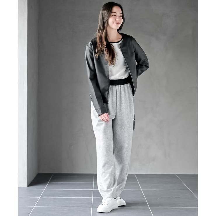 ノーカラーライダースジャケット | rps | 詳細画像10 