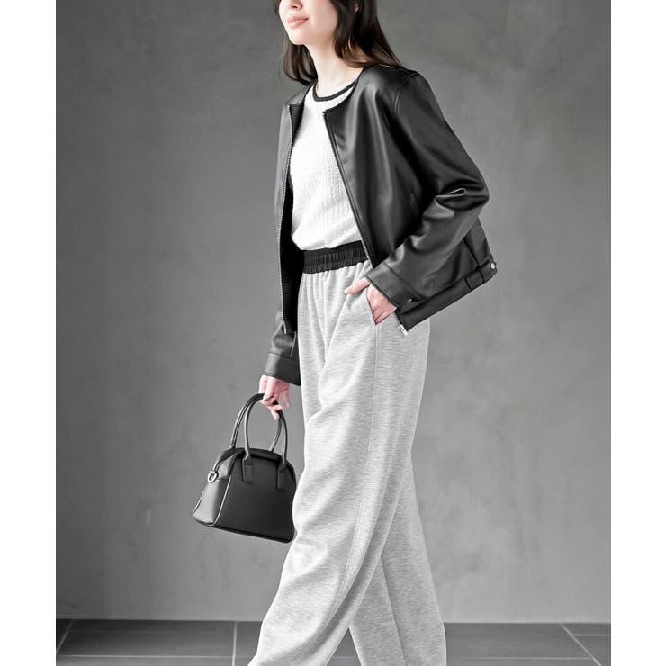 ノーカラーライダースジャケット | rps | 詳細画像11 