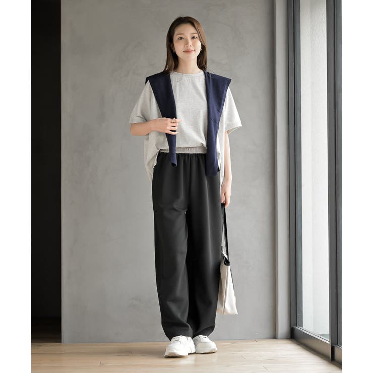 ウエスト配色コクーンイージーパンツ | rps | 詳細画像11 