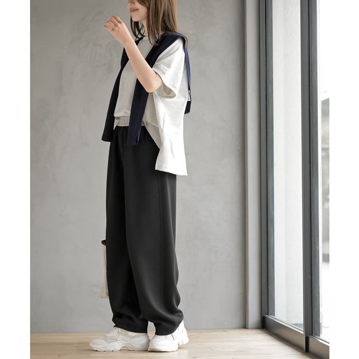 ウエスト配色コクーンイージーパンツ | rps | 詳細画像12 