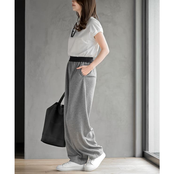 ウエスト配色コクーンイージーパンツ | rps | 詳細画像3 