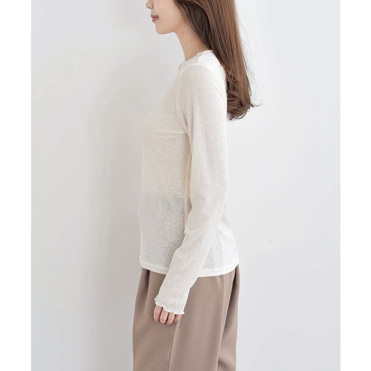 シアー天竺メローネックカットソー | rps | 詳細画像29 