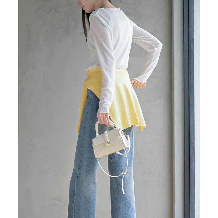 シアー天竺メローネックカットソー | rps | 詳細画像4 