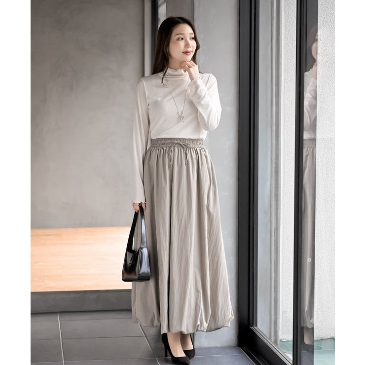 シアー天竺ハイネックカットソー | rps | 詳細画像12 