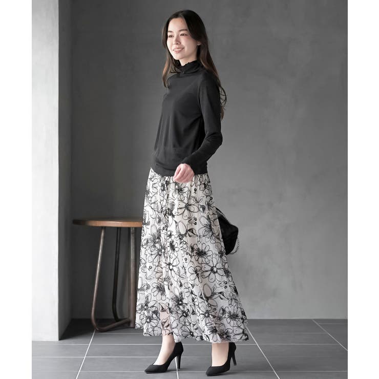 シアー天竺ハイネックカットソー | rps | 詳細画像21 