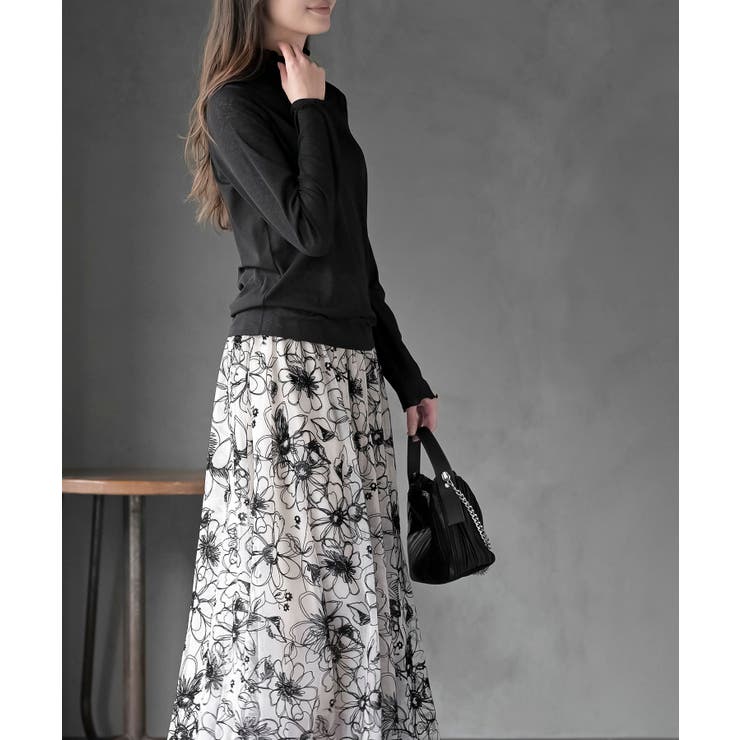 シアー天竺ハイネックカットソー | rps | 詳細画像22 