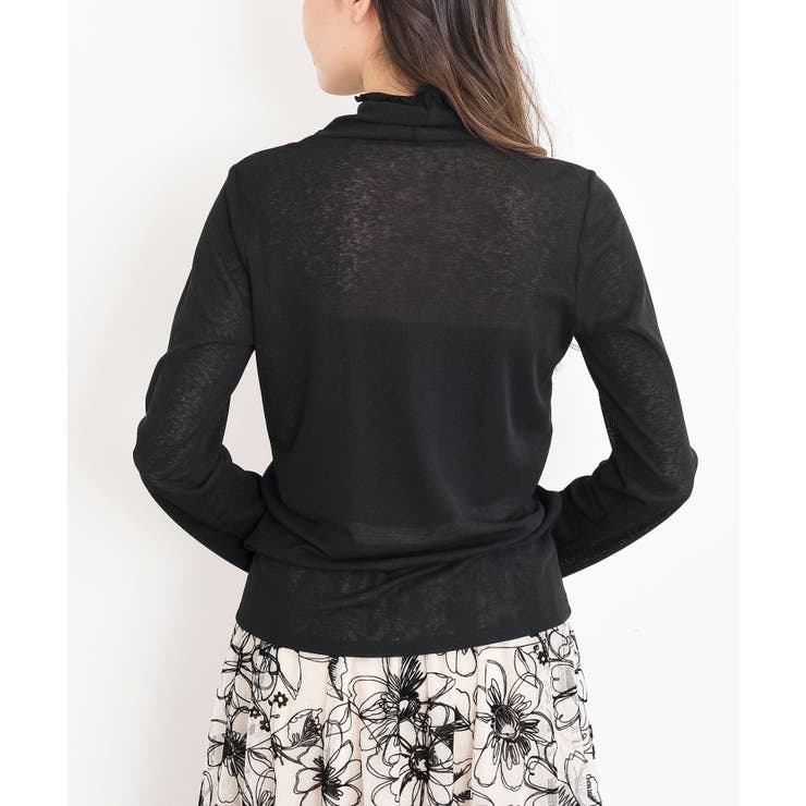 シアー天竺ハイネックカットソー | rps | 詳細画像30 