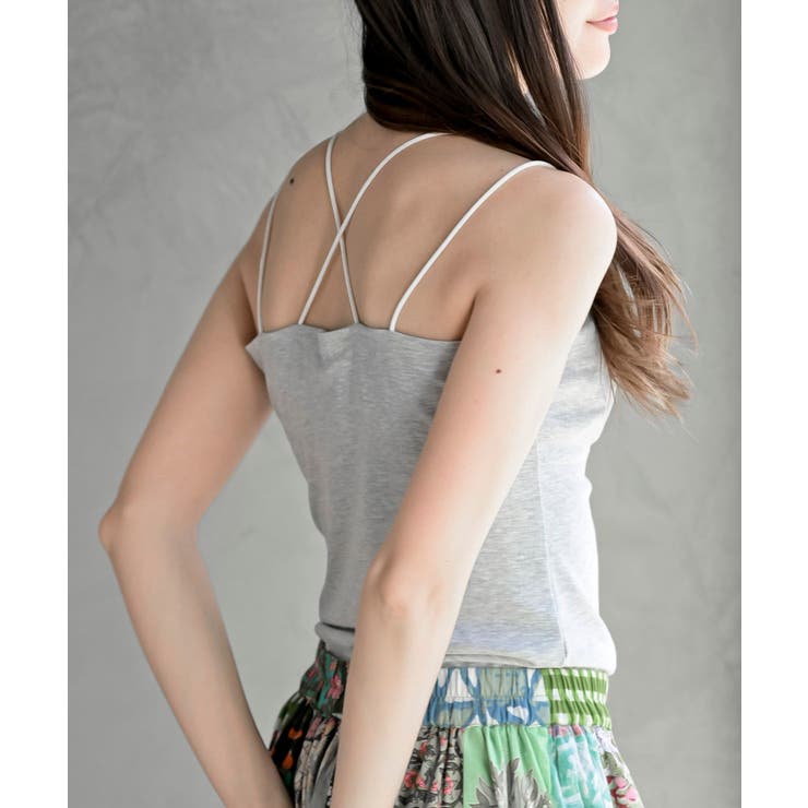 カップ付きバッククロスキャミソール | rps | 詳細画像21 