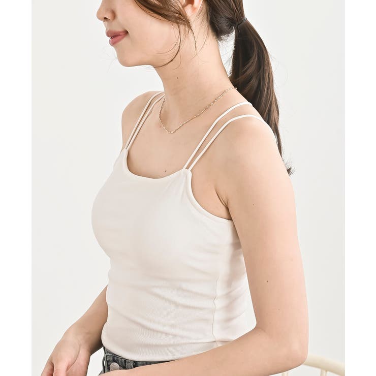 カップ付きバッククロスキャミソール | rps | 詳細画像4 