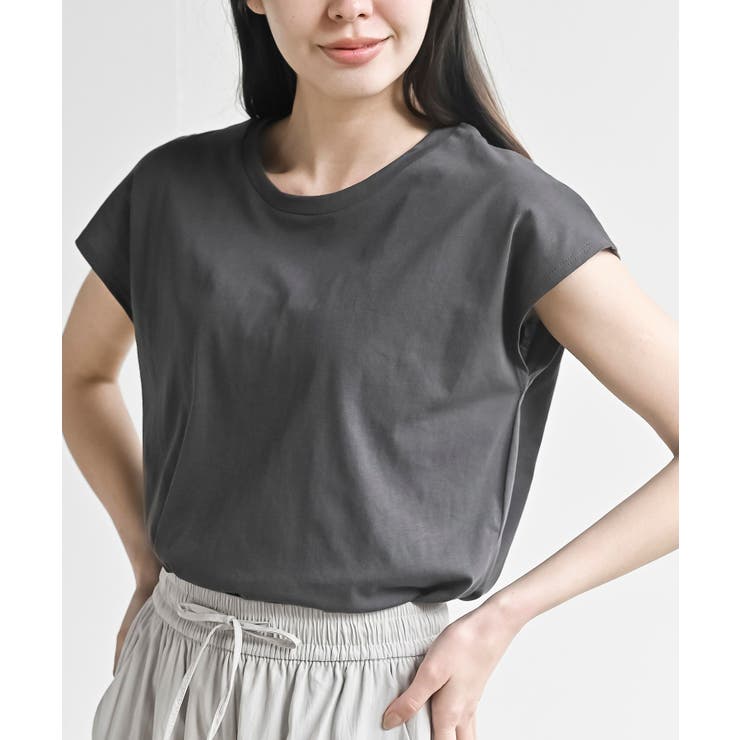 CHACグレー | サイロコンパクトコットンフレンチＴ | rps