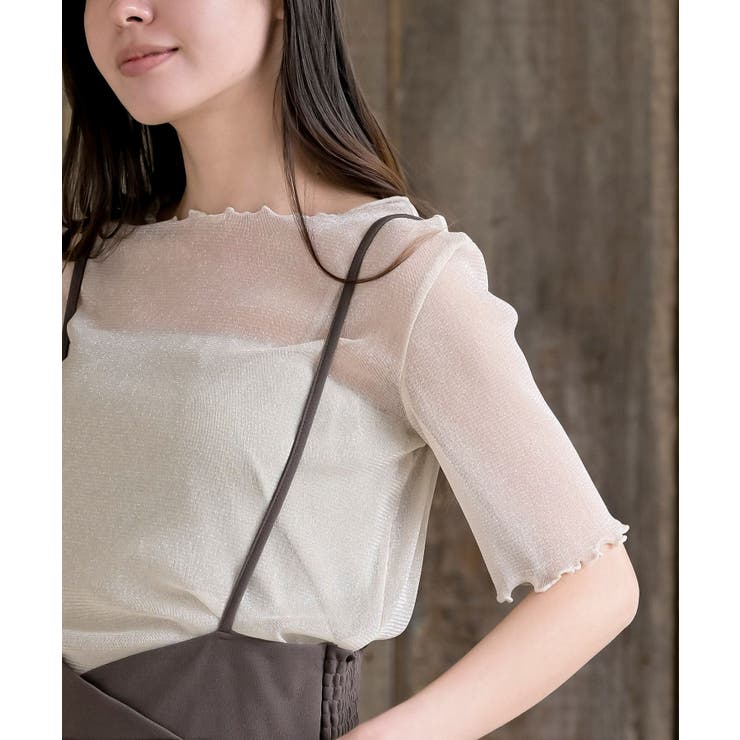 ラメシアークルーネックカットソー | rps | 詳細画像15 