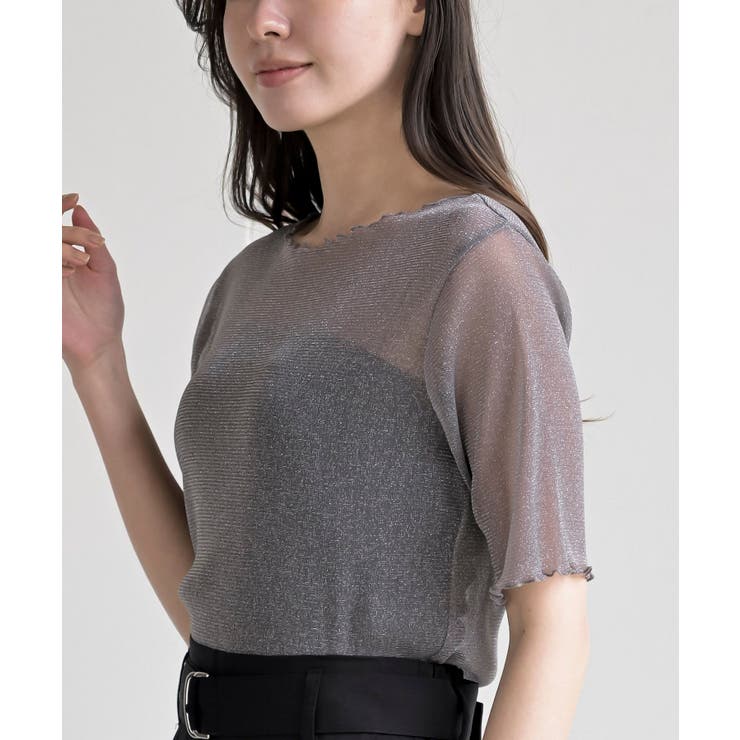 ラメシアークルーネックカットソー | rps | 詳細画像23 