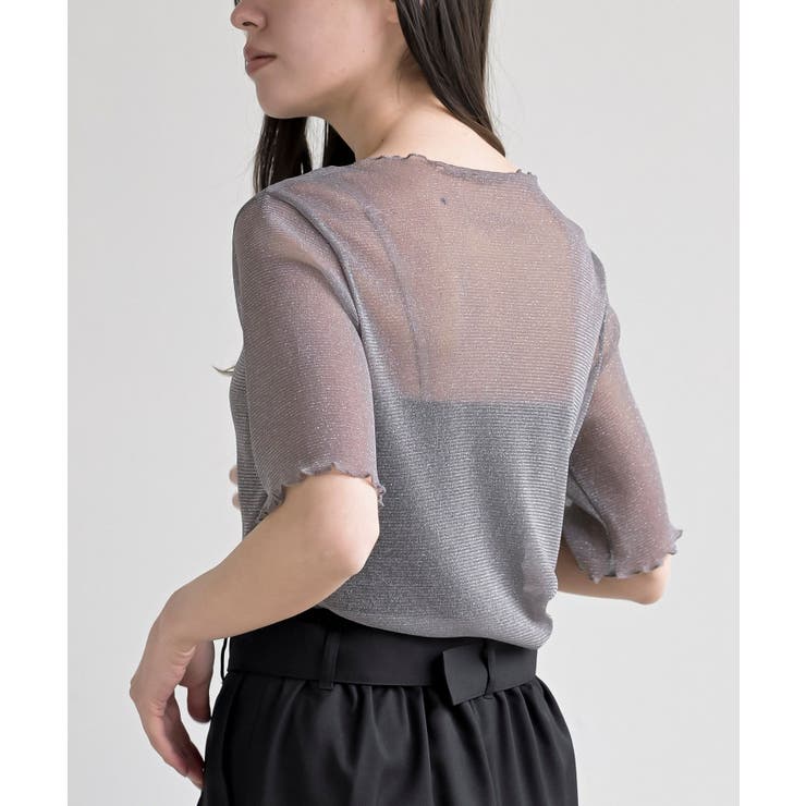 ラメシアークルーネックカットソー | rps | 詳細画像24 