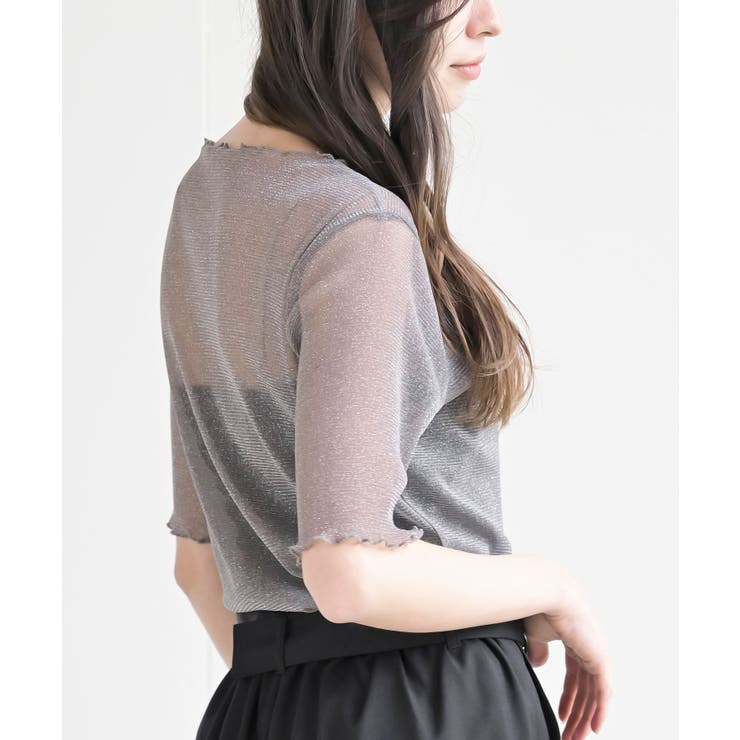 ラメシアークルーネックカットソー | rps | 詳細画像25 