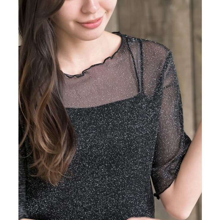 ラメシアークルーネックカットソー | rps | 詳細画像31 