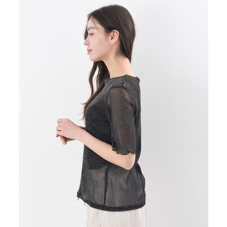 ラメシアークルーネックカットソー | rps | 詳細画像35 