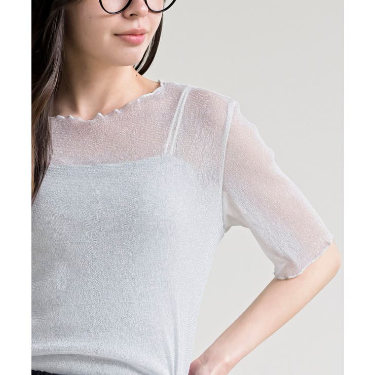 ラメシアークルーネックカットソー | rps | 詳細画像6 