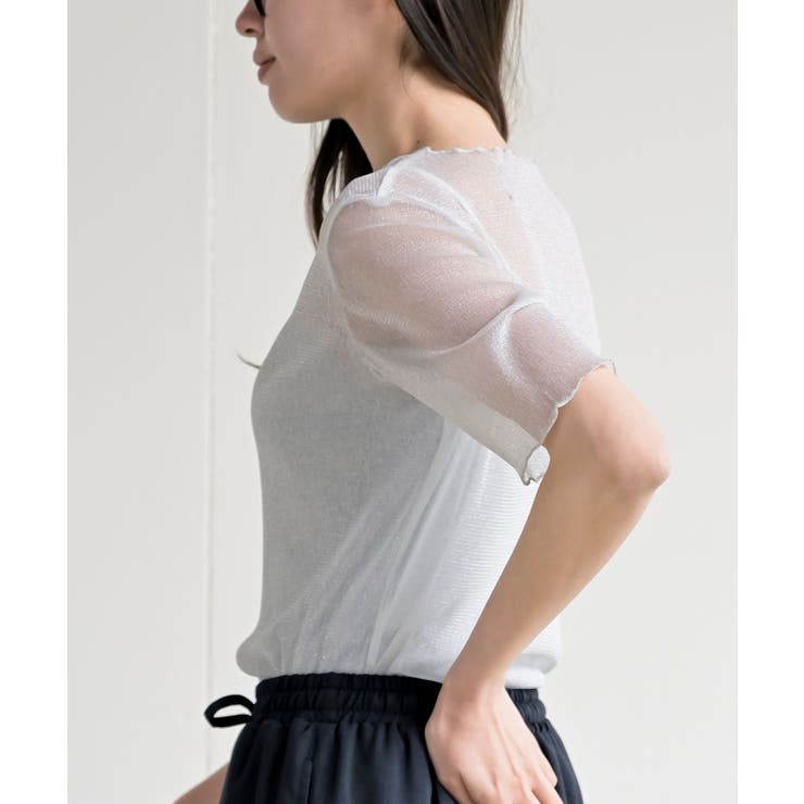 ラメシアークルーネックカットソー | rps | 詳細画像7 