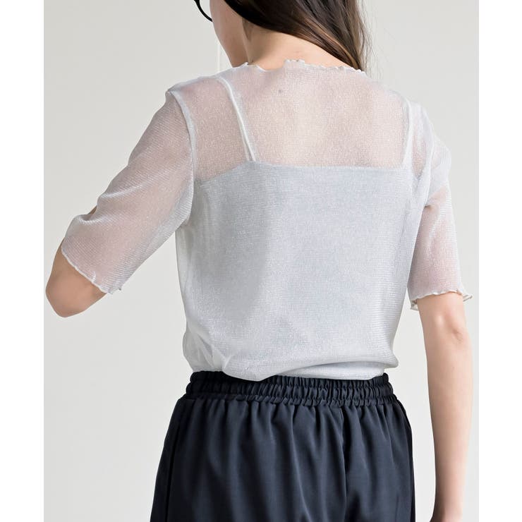 ラメシアークルーネックカットソー | rps | 詳細画像8 