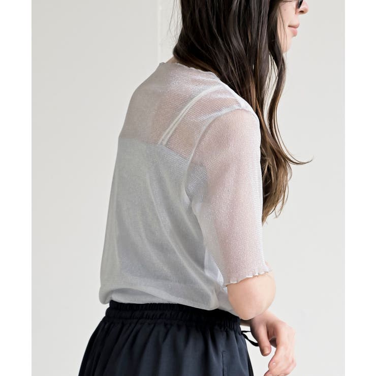 ラメシアークルーネックカットソー | rps | 詳細画像9 