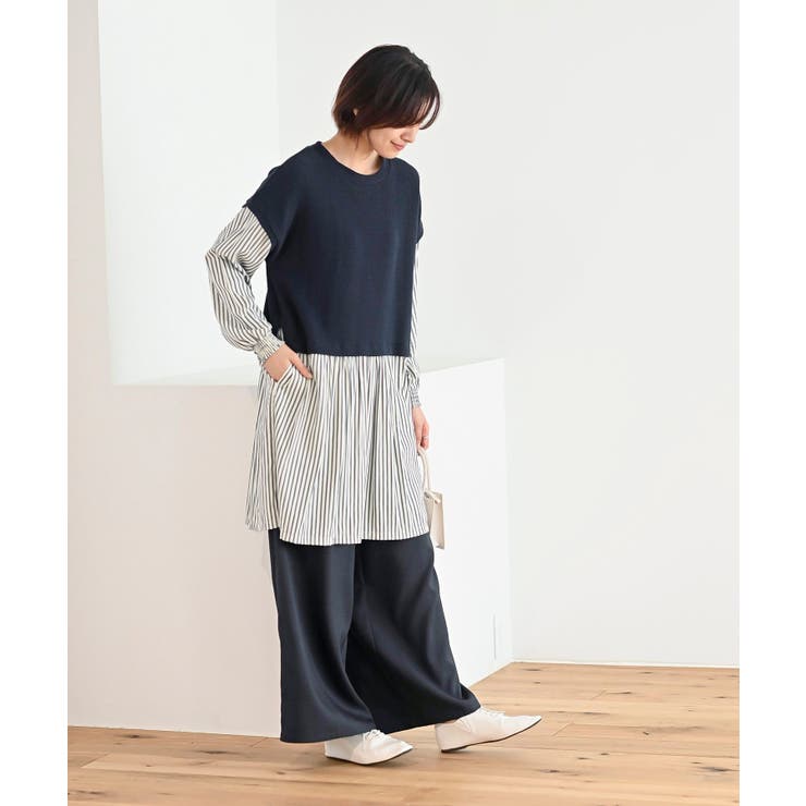 バルーンTOPS×タックパンツセットアップ[品番：RPSW0002975