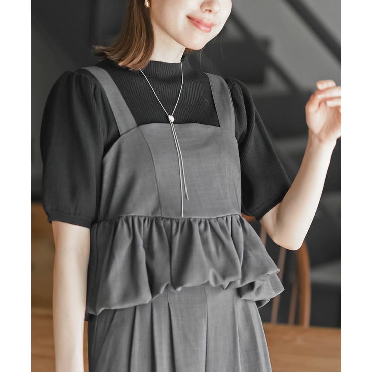 バルーンTOPS×タックパンツセットアップ[品番：RPSW0002975]｜rps