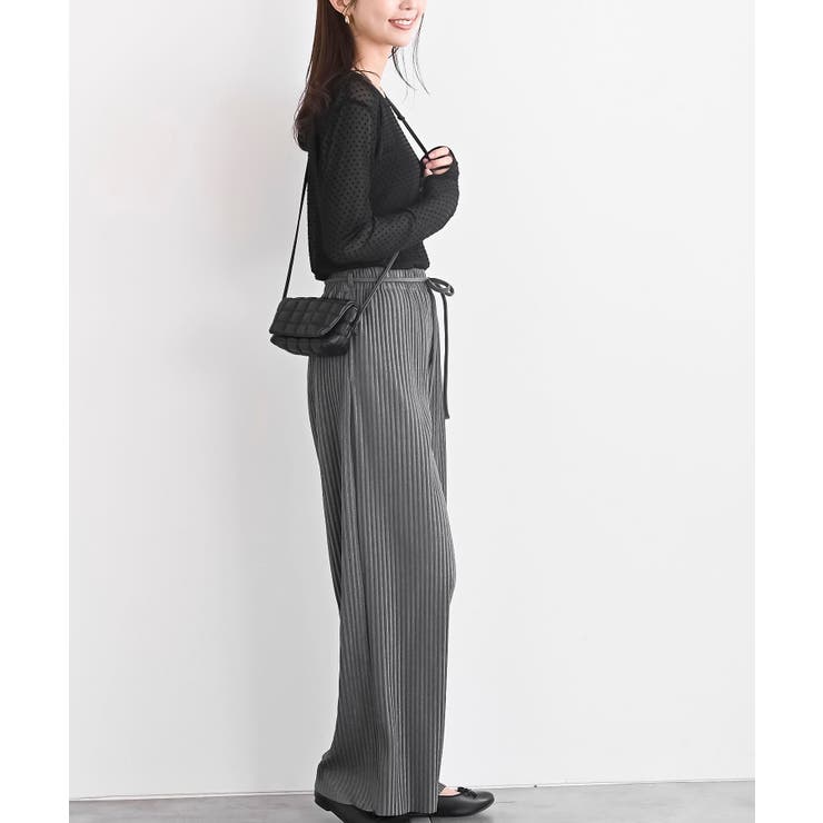 ラメカットジョーゼットプリーツパンツ | rps | 詳細画像11 