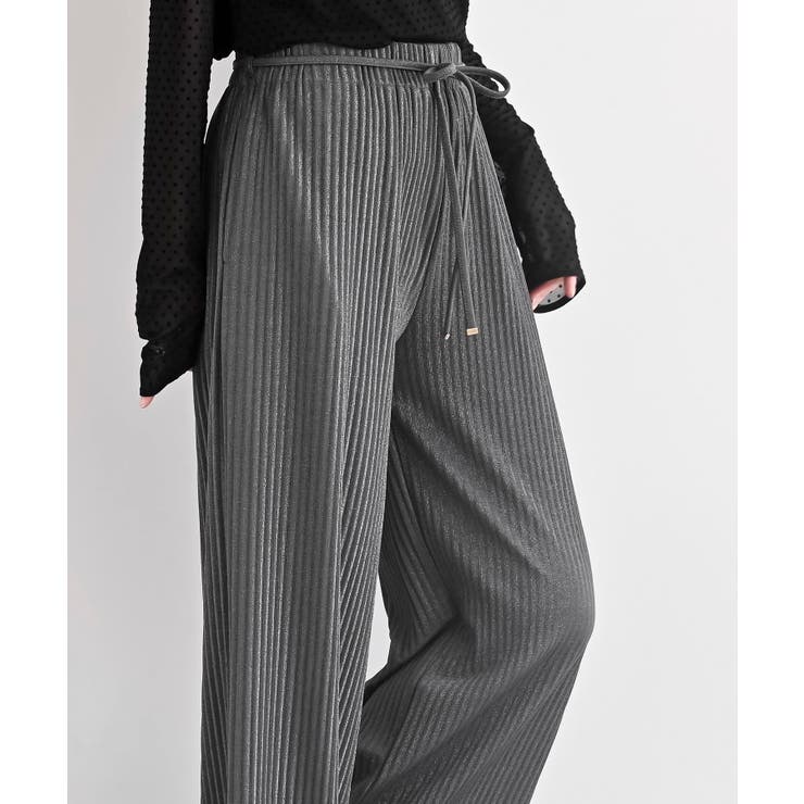 ラメカットジョーゼットプリーツパンツ | rps | 詳細画像14 