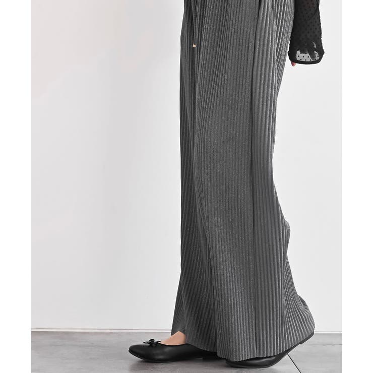 ラメカットジョーゼットプリーツパンツ | rps | 詳細画像16 