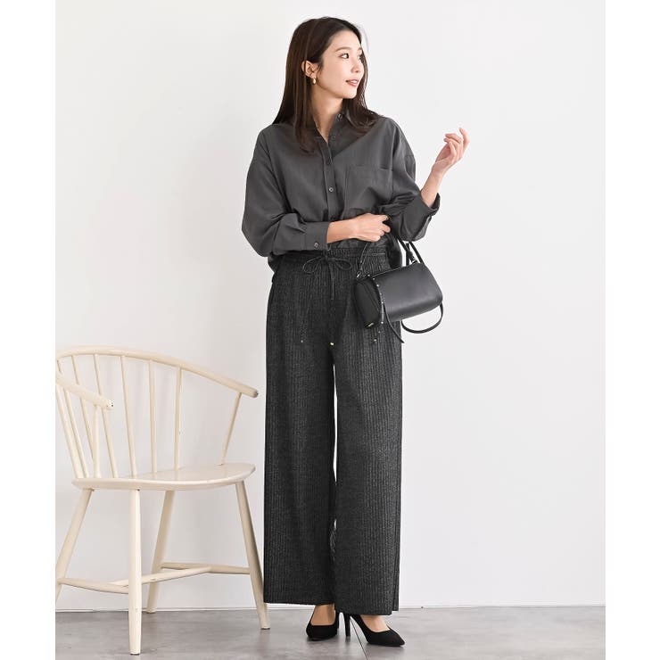 ラメカットジョーゼットプリーツパンツ | rps | 詳細画像20 