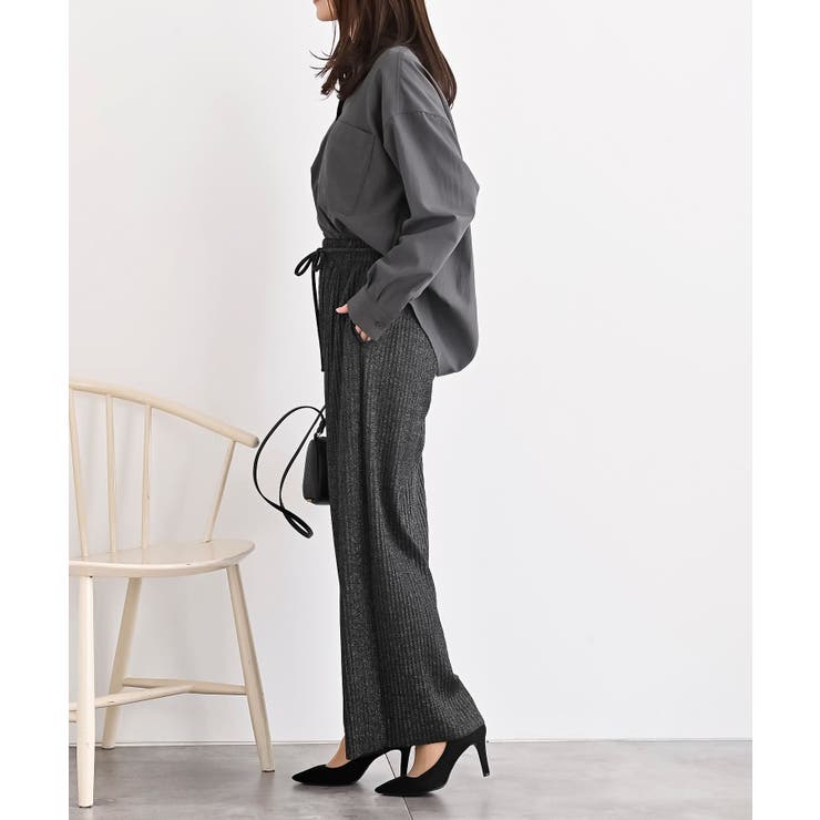 ラメカットジョーゼットプリーツパンツ | rps | 詳細画像23 