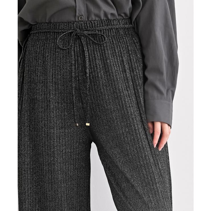 ラメカットジョーゼットプリーツパンツ | rps | 詳細画像27 