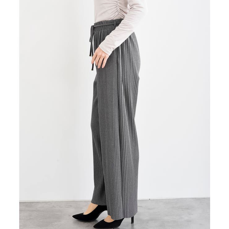ラメカットジョーゼットプリーツパンツ | rps | 詳細画像39 