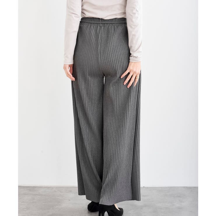 ラメカットジョーゼットプリーツパンツ | rps | 詳細画像40 