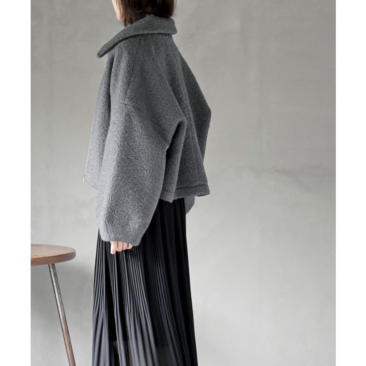 ボリューム袖ＺＩＰジャケット | rps | 詳細画像3 