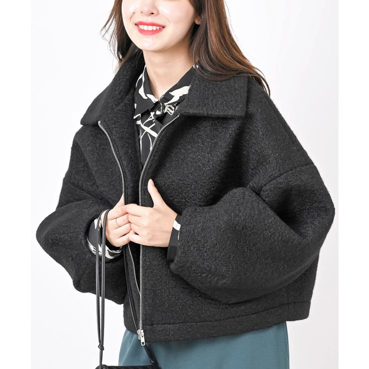 ボリューム袖ＺＩＰジャケット | rps | 詳細画像34 