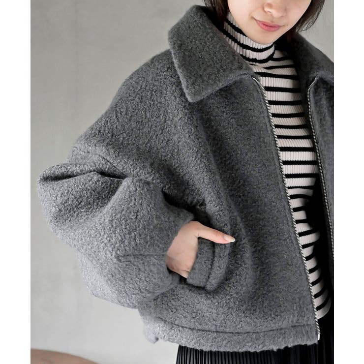 ボリューム袖ＺＩＰジャケット | rps | 詳細画像6 