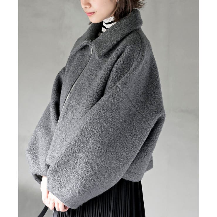 ボリューム袖ＺＩＰジャケット | rps | 詳細画像7 