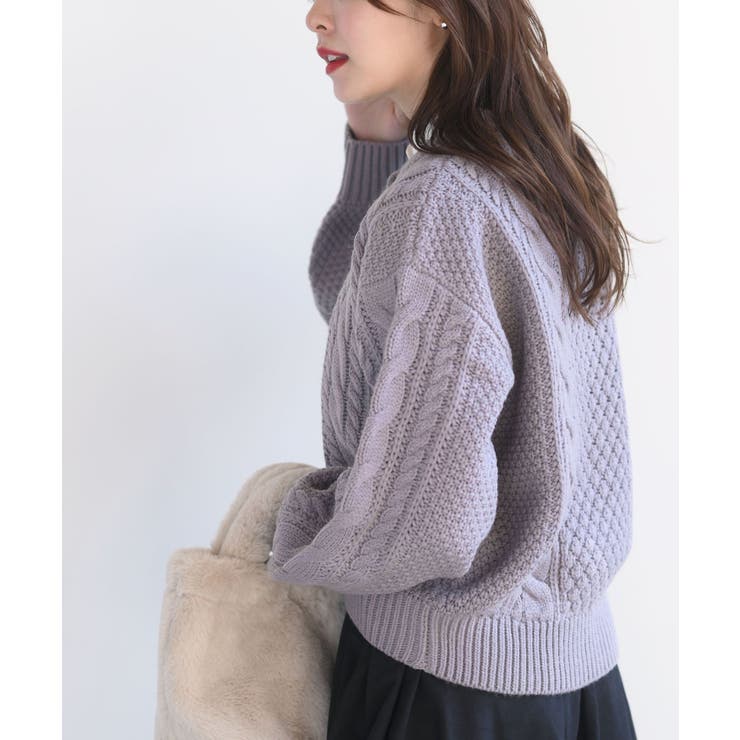 ケーブルニットカーディガン[品番：RPSW0001968]｜rps（アール