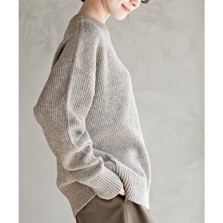 ラメスパンコールニットプルオーバー | rps | 詳細画像34 