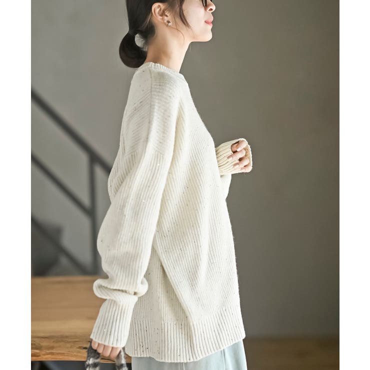 ラメスパンコールニットプルオーバー | rps | 詳細画像9 