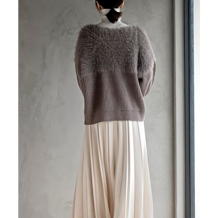 編地切替シャギーニットプルオーバー | rps | 詳細画像11 