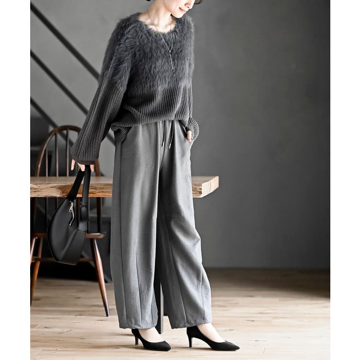 編地切替シャギーニットプルオーバー | rps | 詳細画像36 