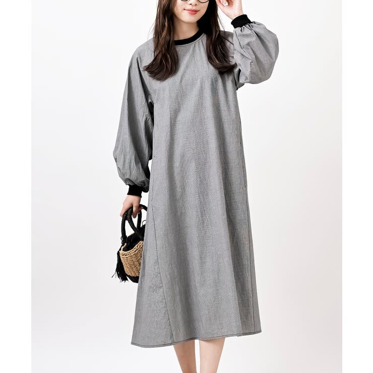 チェック | コットンフレアーワンピース | rps