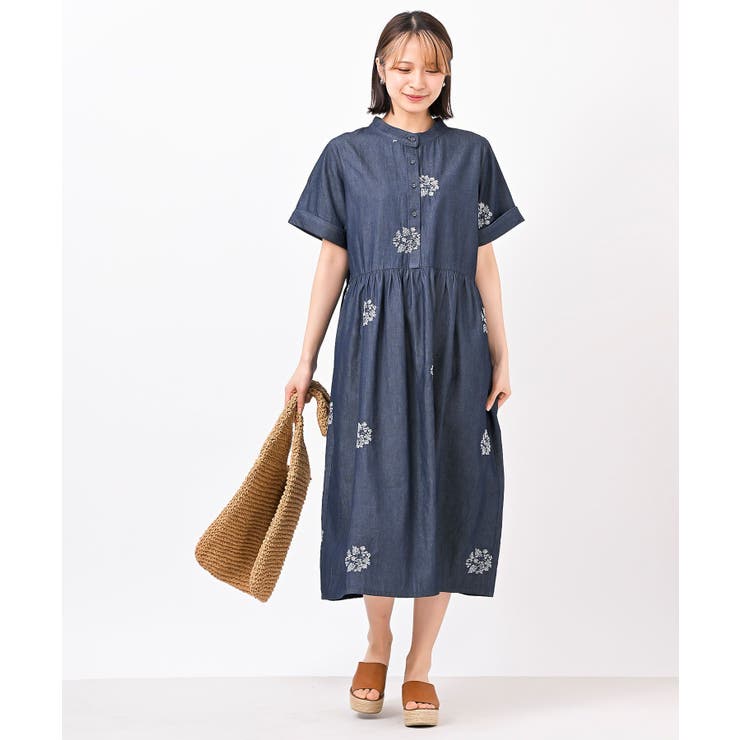 デニム＆ダンガリー　新品タグ付　刺繍ワンピ　01 GRACE CONTINENTAL SALE50%OFF グレースコンチネンタル